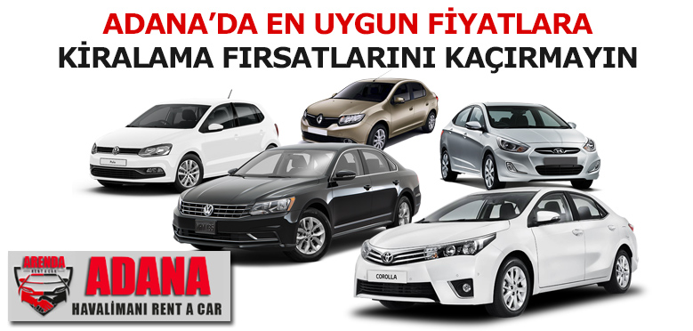 adana havalimanı oto kiralama